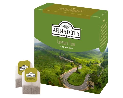 Чай "Ахмад Green Tea" 100пак.